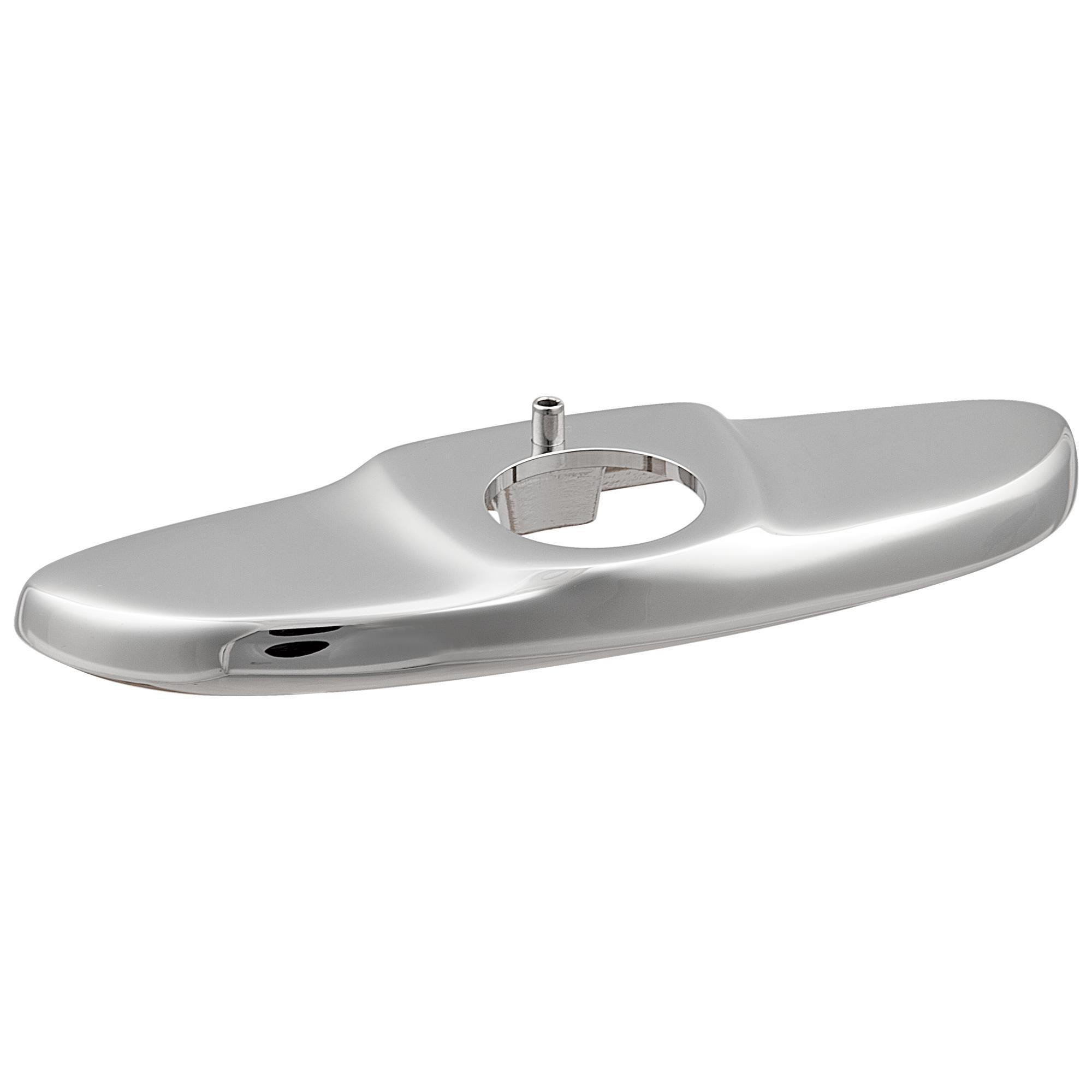 DELTA® 061159A Deck Plate and Hold-Down Package, 4 in, Polished Chrome, Import, Commercial