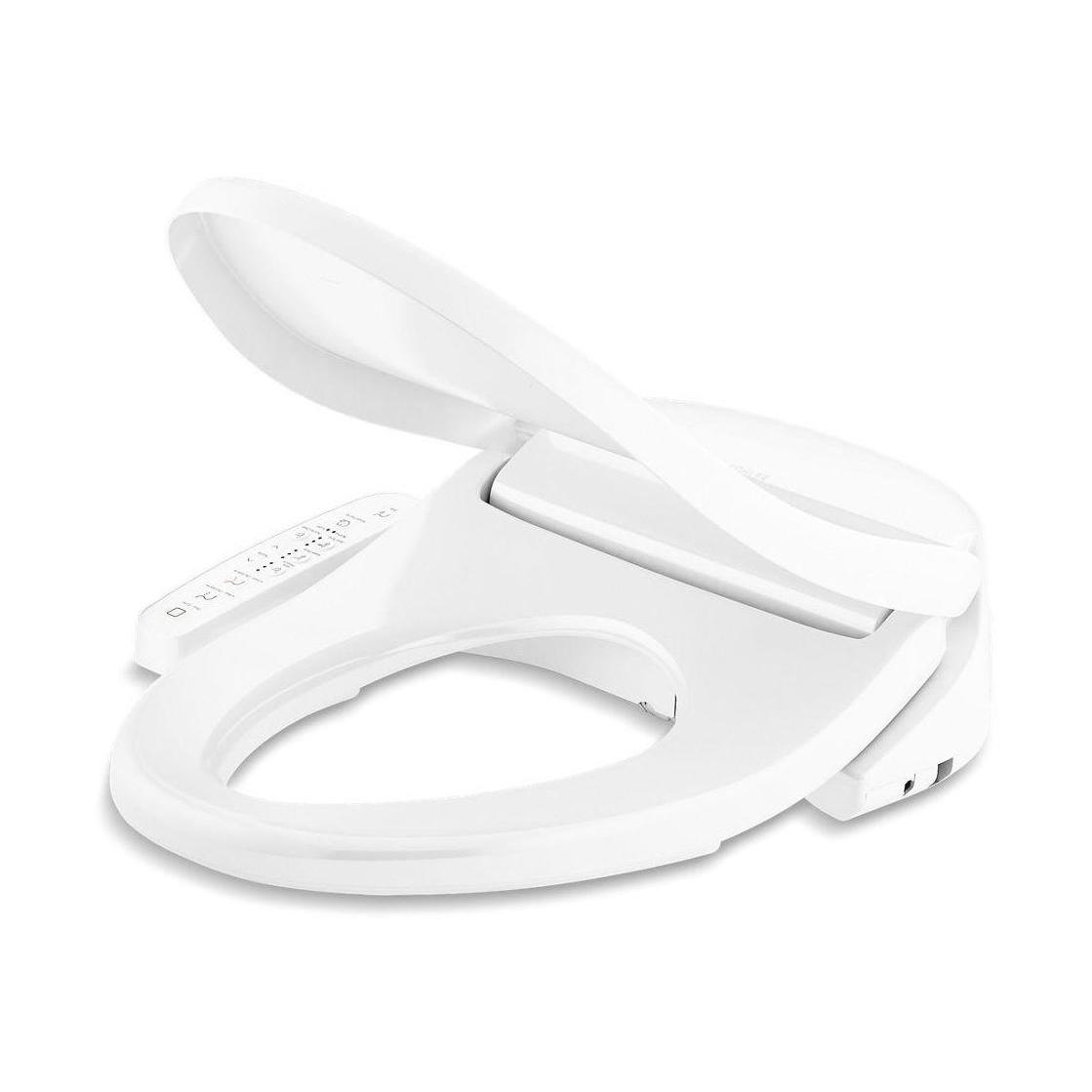 Kohler® 32330-0 32330 Toilet Seat, PureWash® E580, Elongated Bowl, Closed Front, Plastic, White