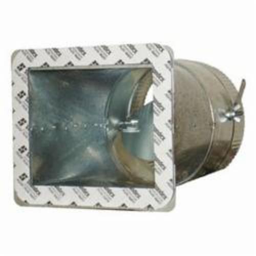 Snappy™ 176-10 Adhesive Square-to-Round Take-Off With Damper, 10 in, 26 ga