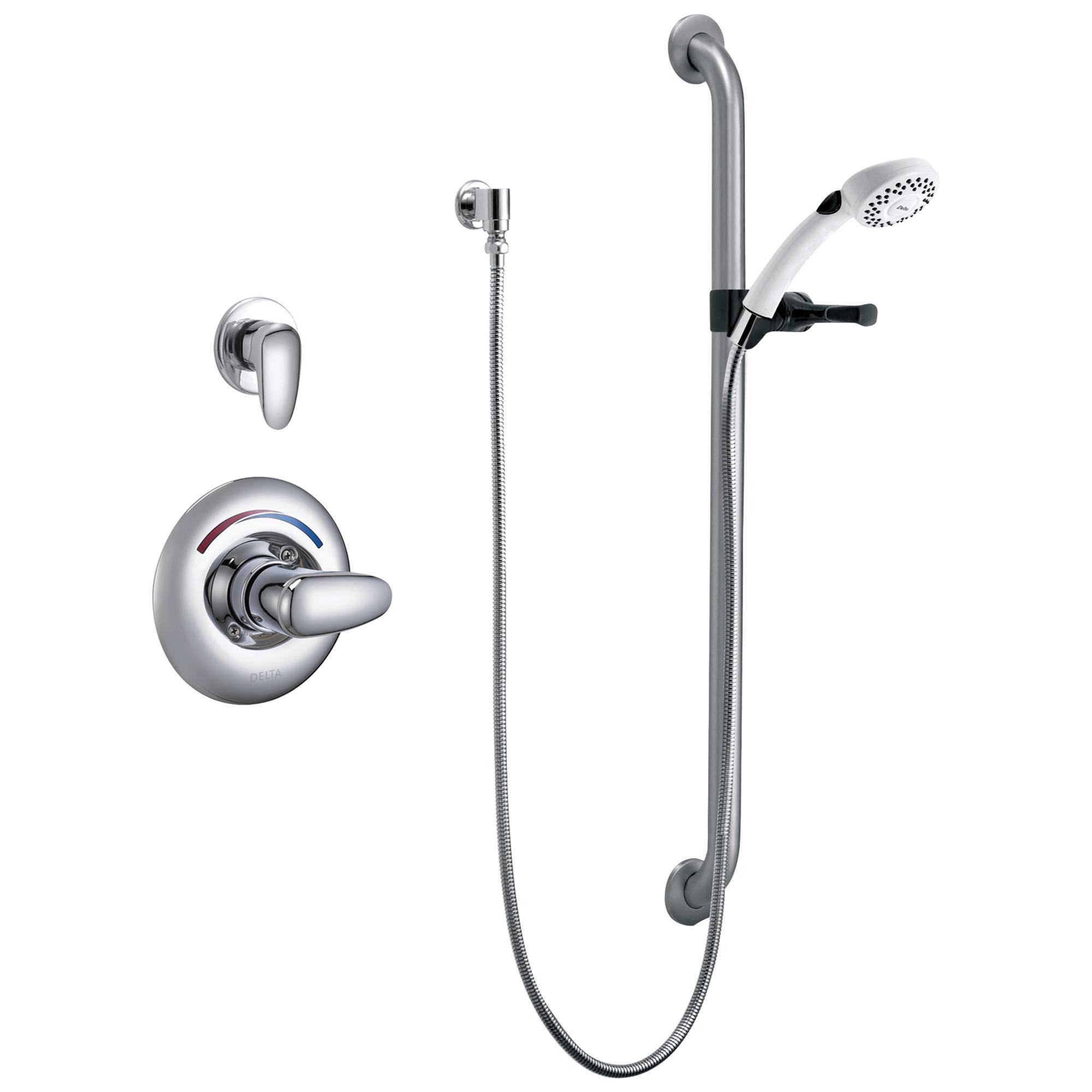 DELTA® T13H302-25 MultiChoice® Universal Shower Valve Trim, 1.5 gpm Flow Rate, Polished Chrome