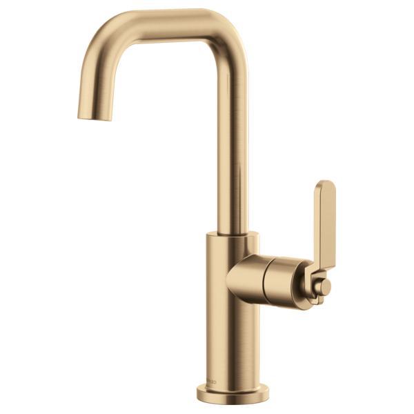 Brizo® 61054LF-GL Bar Faucet, Litze™, Luxe Gold, 1 Handle, 1.8 gpm