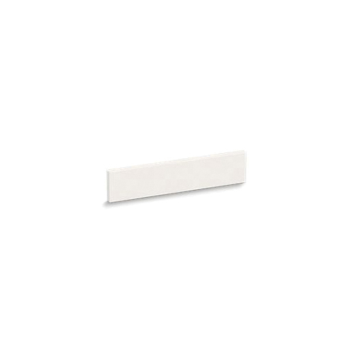 Kohler® 25819-PWH Backsplash, 17-1/4 in L x 4 in W x 13/16 in THK, Quartz, Pure White