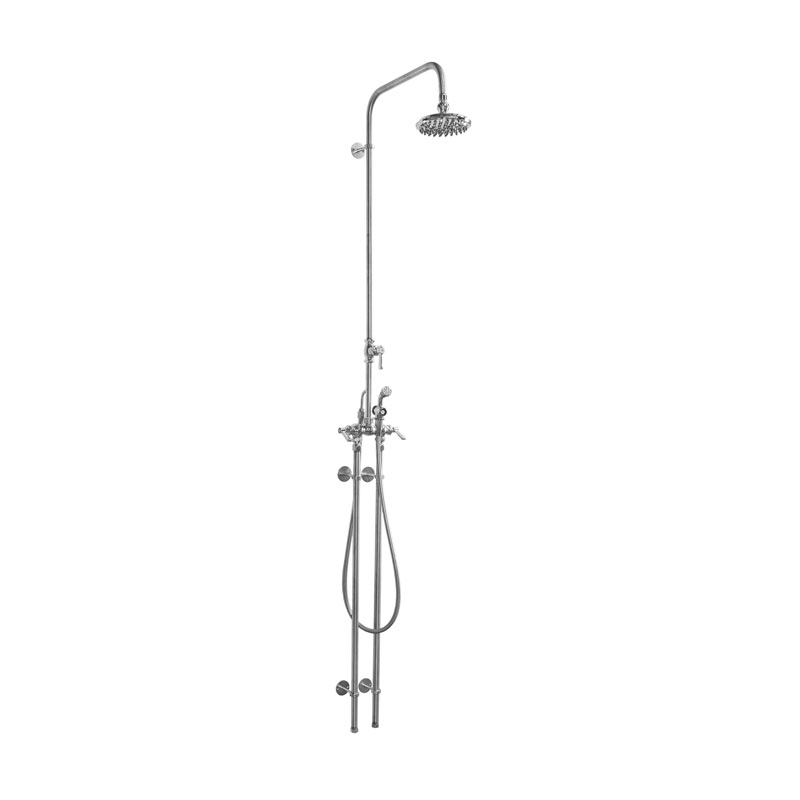 Outdoor Shower Company WMHC-772-DLX Wall Mount Hot & Cold Shower