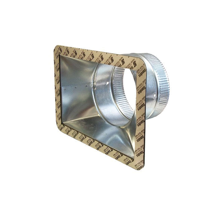 Snappy™ 175-10 Adhesive Square-to-Round Take-Off, 10 in, 26 ga