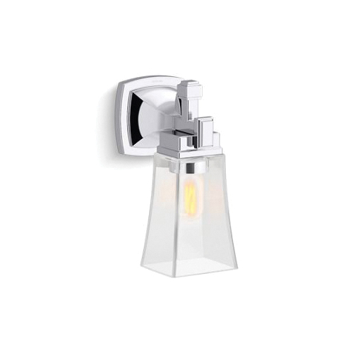 Kohler® 31755-SC01-CPL 31755-SC01 Riff Light Sconce, CFL Lamp, 120 V AC, Polished Chrome Housing, (1) Lamps