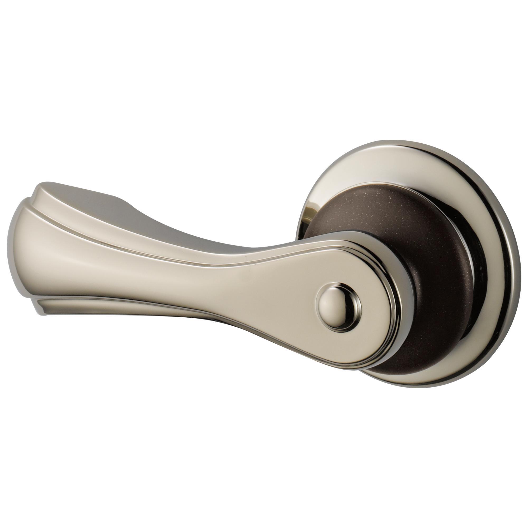 Brizo® 696085-PNCO Charlotte® Modern Toilet Tank Lever, 3-1/4 in L Arm, Cocoa Bronze/Polished Nickel, Import