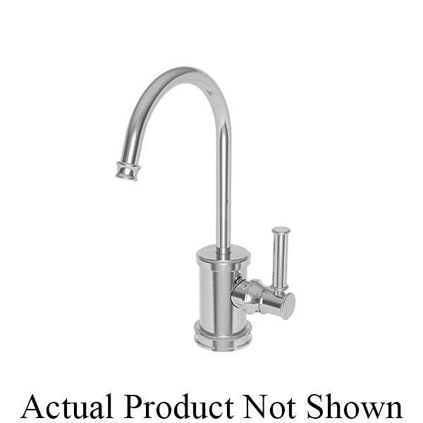 Newport Brass® 2940-5623/03N Model 2940-5623 Taft Cold Water Dispenser Faucet, 1 gpm Flow Rate, Fixed Spout, Living Uncoated Polished Brass, 1 Handles