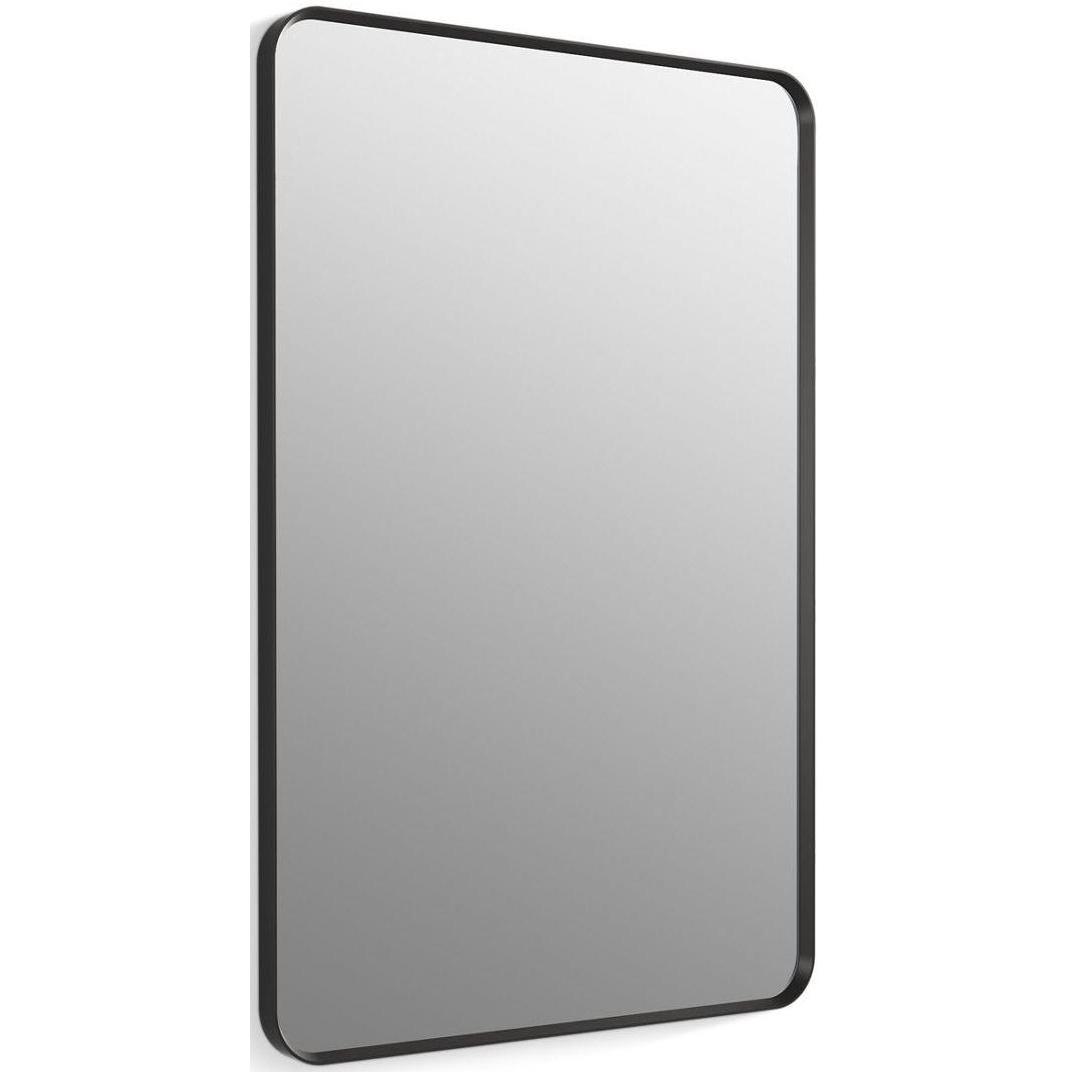 Kohler® 31365-BLL 31365 Essential Wall Mount Bathroom Mirror, Rectangular Shape, 1.37 in L 30 in W, Matte Black