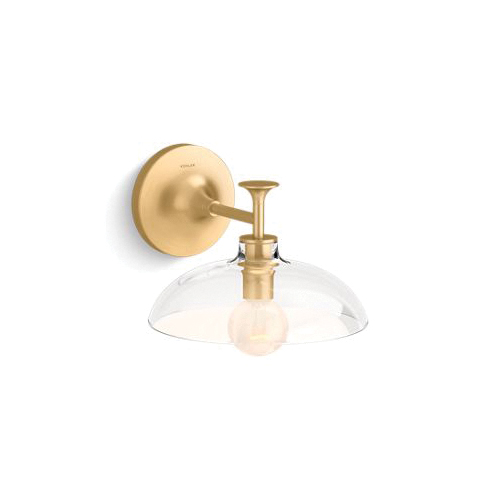 Kohler® 31768-SC01-2GL Light Sconce, (1) CFL Lamp, 120 VAC, Brushed Moderne Brass Housing