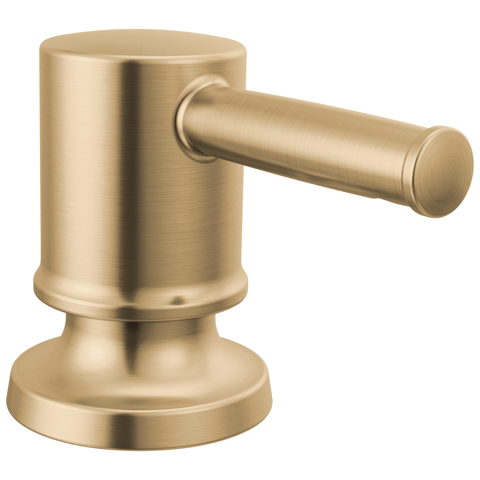 DELTA® RP103432CZPR Renaldi™ Refillable Soap Dispenser, Champagne Bronze, 2.13 in OAL, Brass, Import