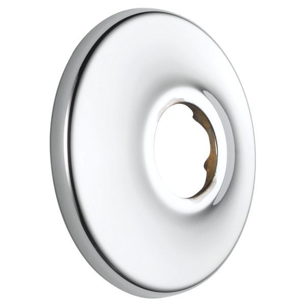DELTA® RP6025PR Flange, For Use With In2ition® Model 58065 4-Setting Two-In-One Shower, Wall Mount, Lumicoat™ Polished Chrome, Import