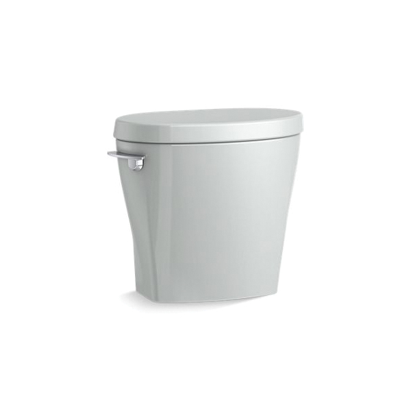 Kohler® 20204-95 Betello™ Toilet Tank With ContinuousClean Technology, 1.28 gpf, Left Hand Trip Lever Flush, Ice™ Gray