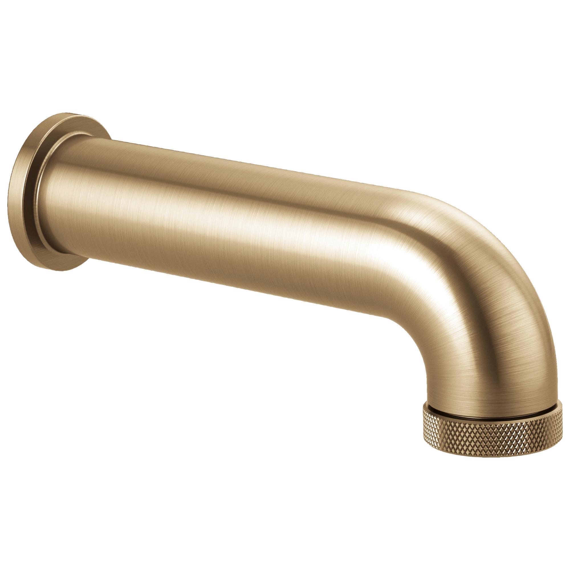 Brizo® RP81437GL Litze™ Pull-Down Diverter Tub Spout, Brass, Luxe Gold, Import