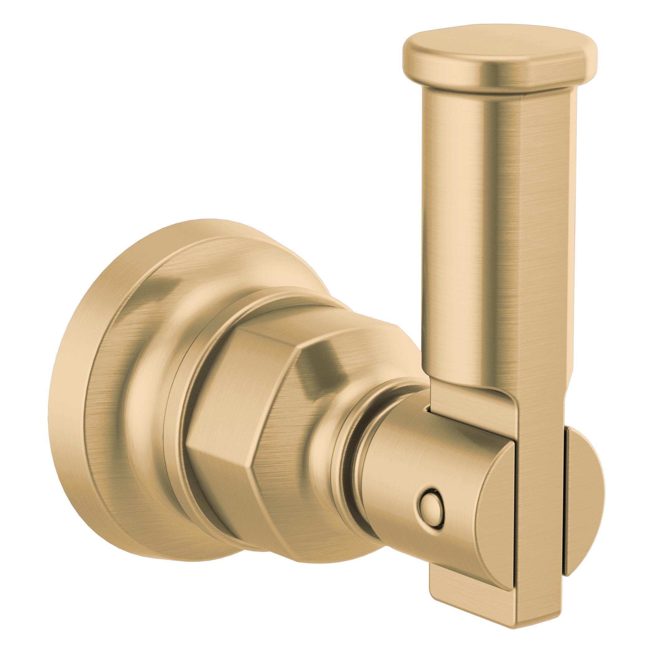 Brizo® 693476-GL Invari™ Robe Hook, 1 Hook, 3.13 in OAH x 1.81 in OAW x 2.88 in OAD, Metal, Import