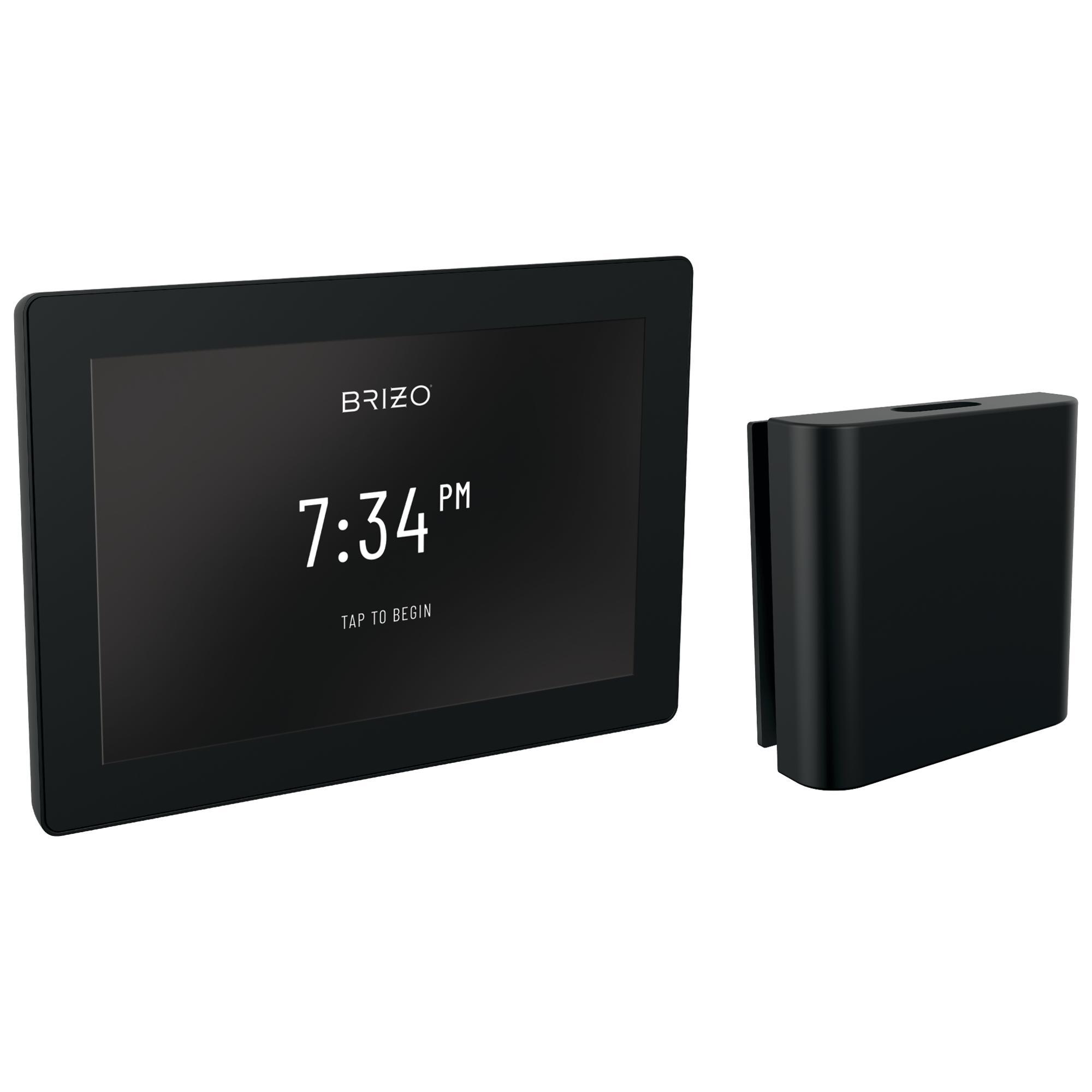 Brizo® 8CH-600S-BL Square Steam Shower Control, Digital Display, Matte Black, Domestic