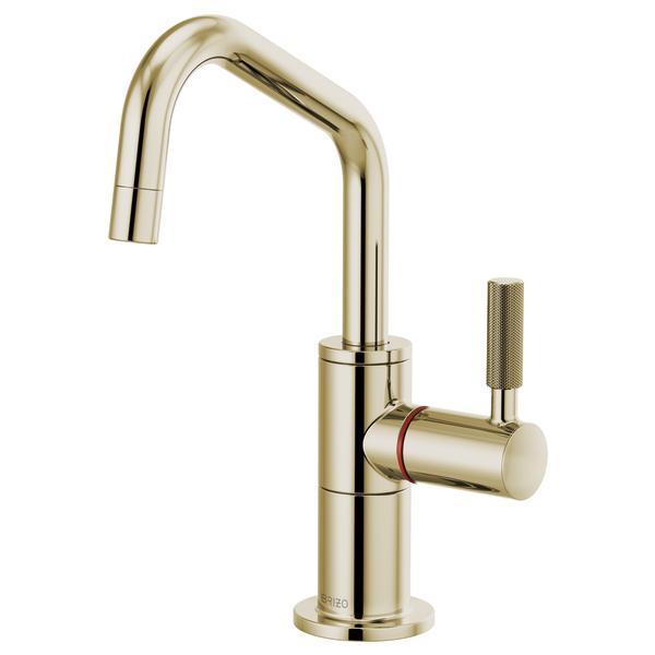 Brizo® 61363LF-H-PN Litze® Instant Hot Faucet, 1 gpm at 60 psi Flow Rate, Polished Nickel, 1 Handle, Domestic