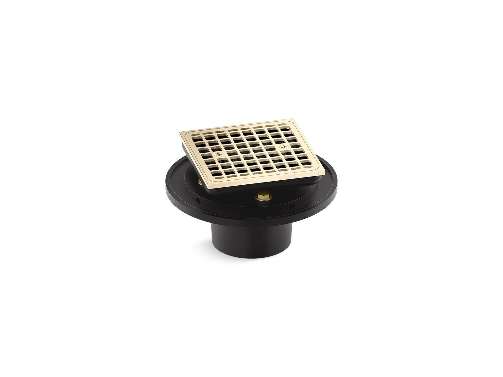 Kohler® 22673-AF 22673 Clearflo Full-Assembly Shower Drain, Brass/Cast Iron Drain