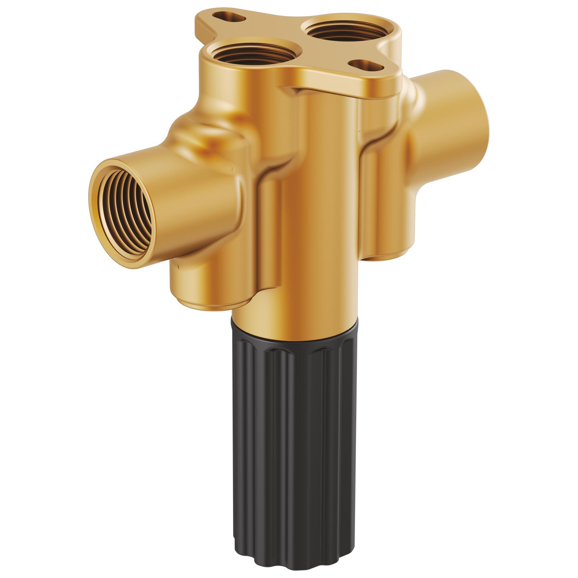 Brizo® R83992 Kintsu™ Shower Arm Rough, For Use With 81406-XX Dual Waterway Multi-Functional Raincan Shower Head, 1/2 in FNPT, Ceiling Mount, Brass, Import
