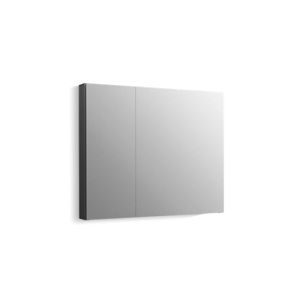 Kohler® 81146-DA1 Maxstow™ Medicine Cabinet, 30 in OAW x 24 in OAH, Aluminum, Dark Anodized Aluminum