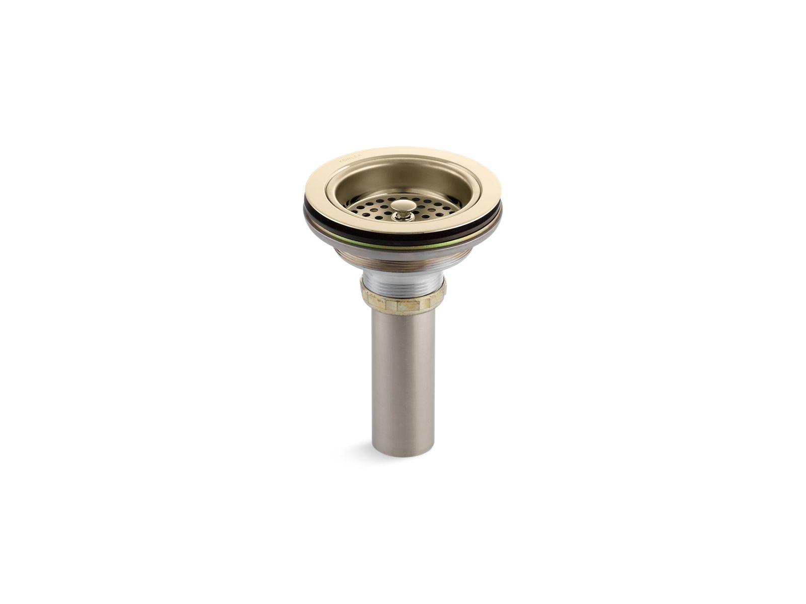 Kohler® 8801-AF 8801 Duostrainer® Sink Drain Strainer, Brass, Vibrant French Gold