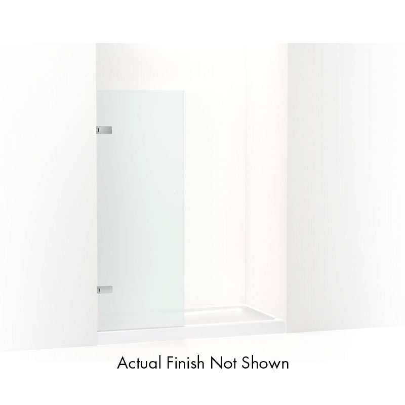 Kohler® 27718-10L-2BL 27718-10L Contemporary Shower Door, Blackened Bronze Frame, 3/8 in THK Glass