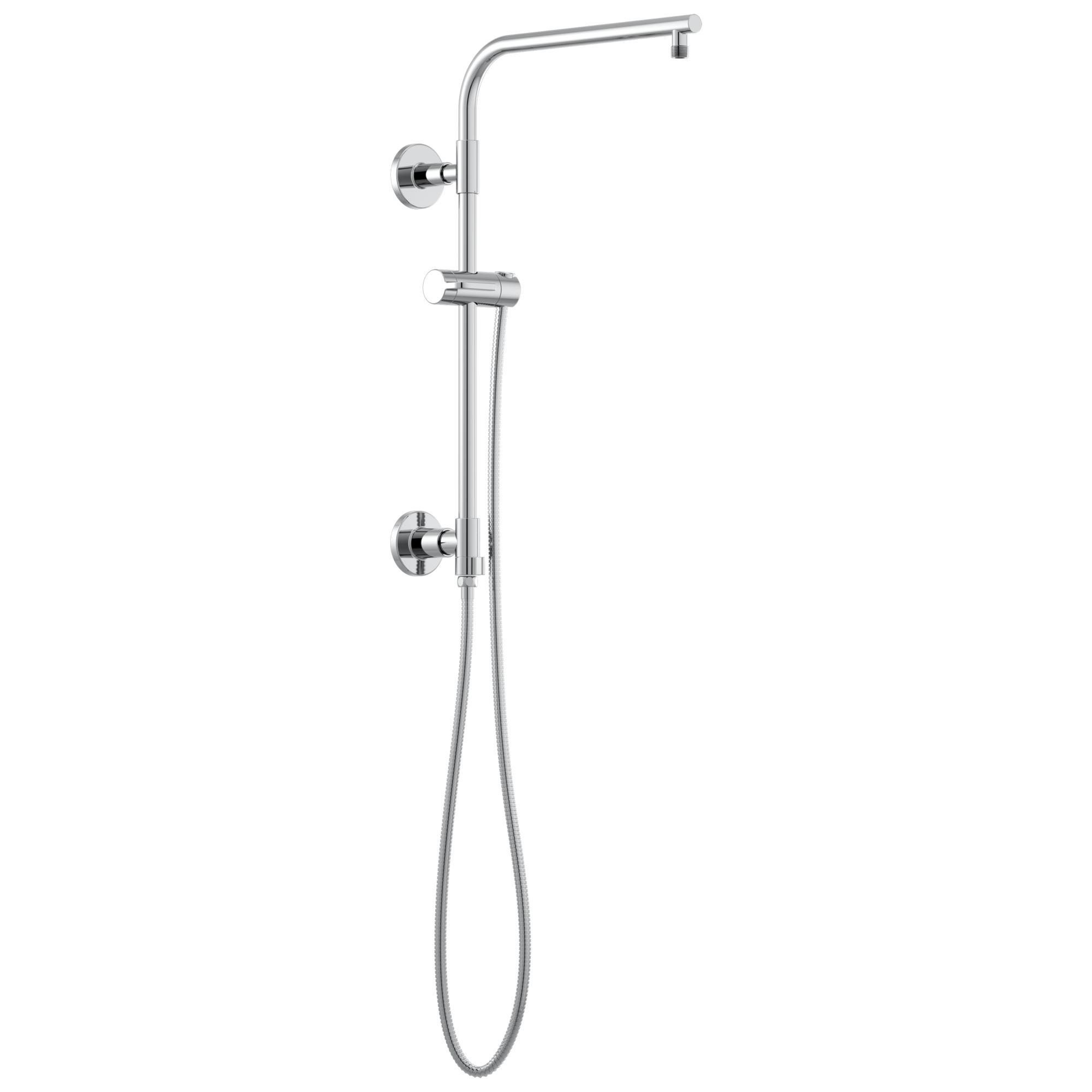 Brizo® 80092-PC Euro Round Shower Column, 15 in L Shower Arm, Domestic