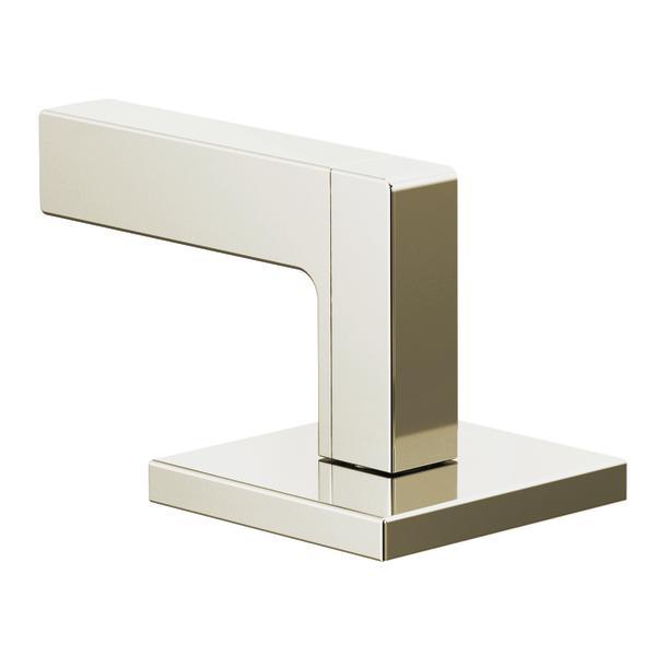 Brizo® HL5322-PN Frank Lloyd Wright® Two Lever Handle Kit, For Use With Models 65322LF-LHP/HL5322-TK Frank Lloyd Wright® Widespread Lavatory Faucets, Zinc, Polished Nickel, Import