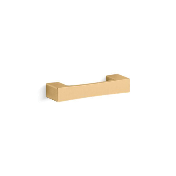 Kohler® 26639-2MB 26639 Honesty™ Cabinet Pull, 3 in Drawer Pull, Cabinet Mount, Zinc, Vibrant® Brushed Moderne Brass