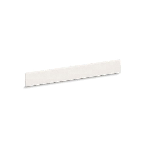 Kohler® 25815-PWH Backsplash, 30-1/8 in L x 4 in W x 13/16 in THK, Quartz, Pure White