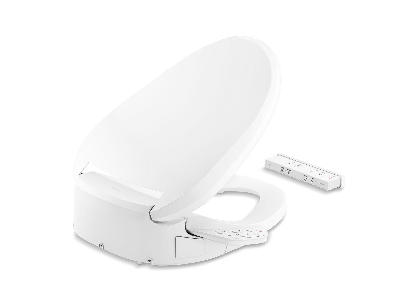Kohler® 28229-0 Toilet Seat, PureWash® E725, Plastic, White