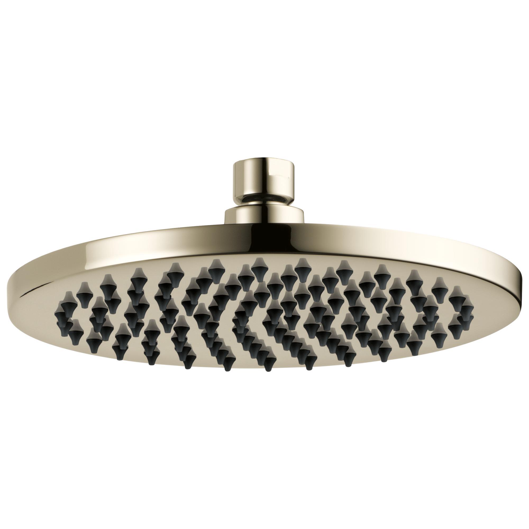 Brizo® 81375-PN Raincan Shower Head, Odin™, 2.5 gpm, 1 Sprays, Wall Mount, Import