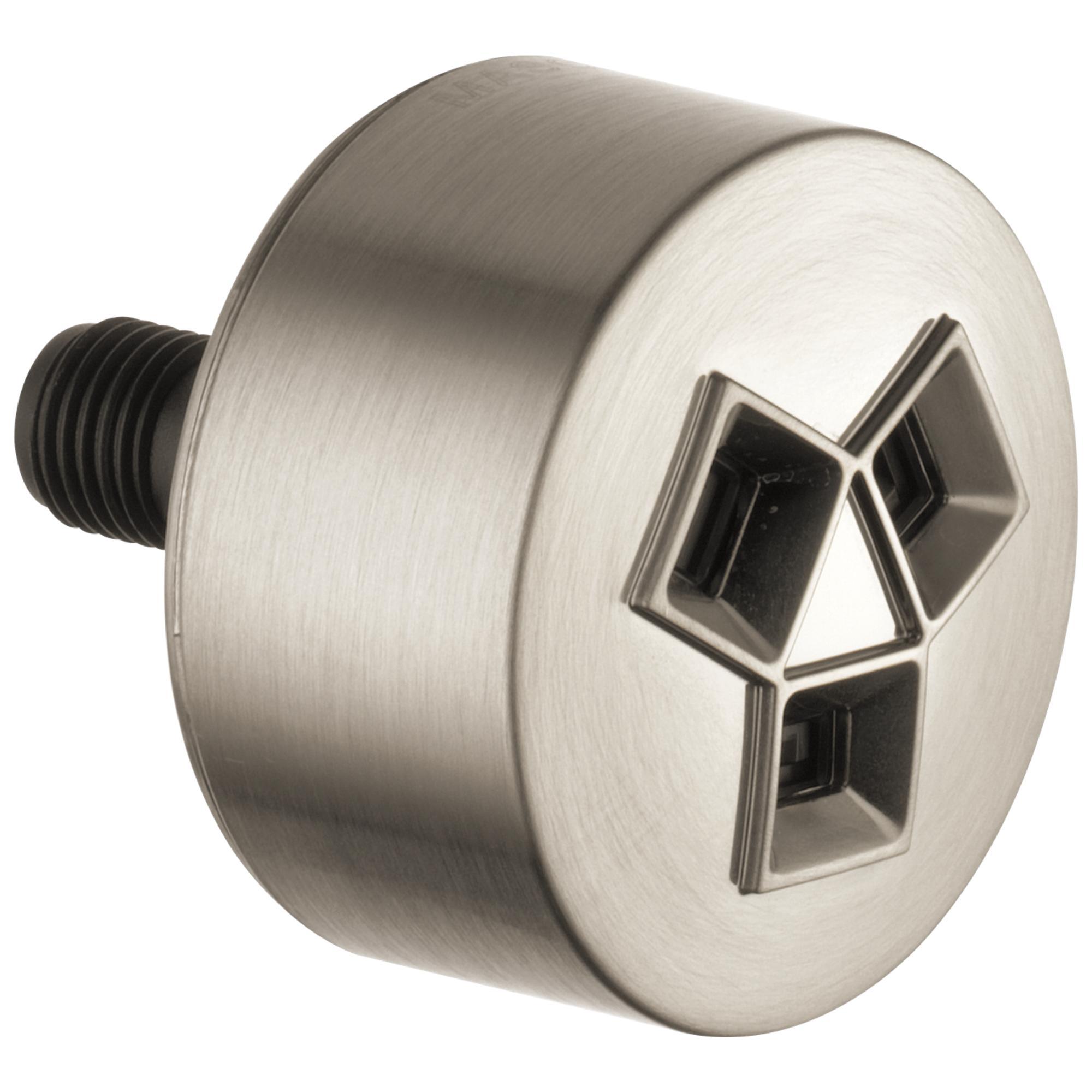 DELTA® SH5002-SS-PR HydraChoice™ Spray Head, Number of Spray Type: 1, H2Okinetic® Invigorating Spray, 1 gpm Max Flow, Round Head, Wall Mount, Import