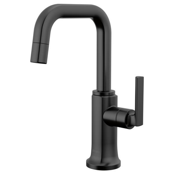 Brizo® 61307LF-C-BL Kintsu® Integrated Faucet with Arc Spout, 1.5 gpm Flow Rate, Matte Black, 1 Handles