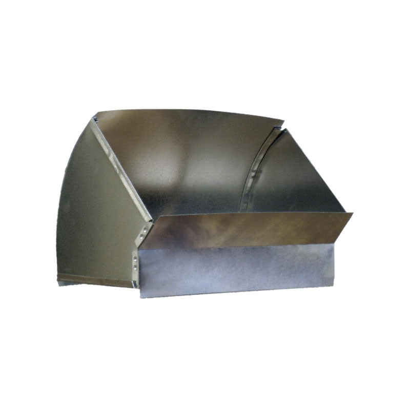 Snappy™ 106-2412 Shortway Trunk Angle, 24 x 12 in, 45 deg, Hot Dipped Galvanized, Steel