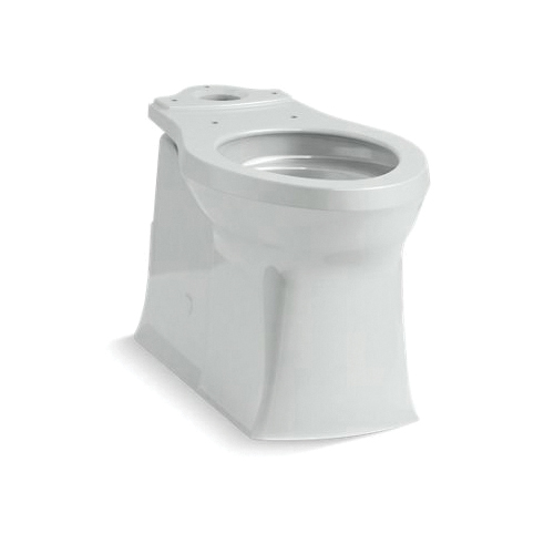 Kohler® 4144-95 Corbelle® Toilet Bowl With Skirted Trapway, Ice Gray™, Elongated Shape, 12 in Rough-In, 2-1/8 in Trapway