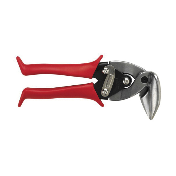 Midwest Snips&reg; MWT-6900L Aviation Snip, 24 ga Cold Rolled Steel Cutting, 1-1/4 in L of Cut, Left/Straight Snip, Steel Blade