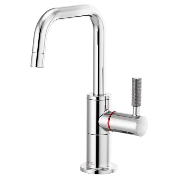 Brizo® 61353LF-H-PC Litze® Instant Hot Faucet, 1 gpm at 60 psi Flow Rate, Polished Chrome, 1 Handle, Domestic