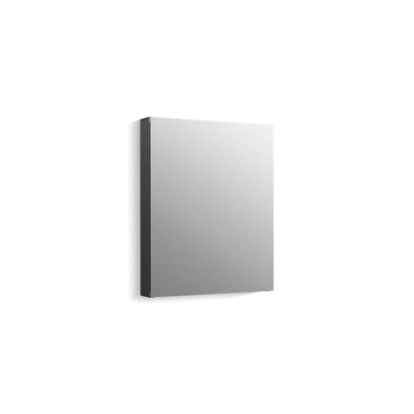 Kohler® 81145-DA1 Maxstow™ Medicine Cabinet, 20 in OAW x 24 in OAH, Aluminum, Dark Anodized Aluminum