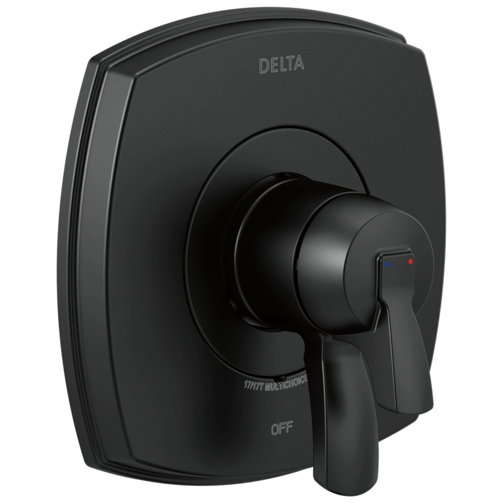 DELTA® T17076-BL 17 Series Volume Control Valve Only, Matte Black