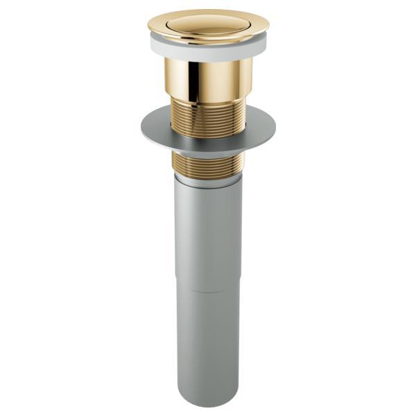 Brizo® RP81627PG Pop-Up Bathroom Drain Assembly, For Use With Bathroom Sink, Brass/Plastic, Gray, Import, Commercial