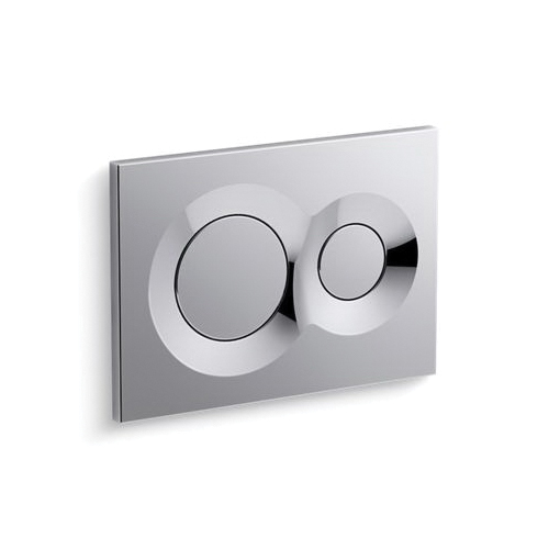 Kohler® 75890-CP Lynk™ Flush Actuator Plate, For Use With K-18829-NA 2 x 4 in Wall Tank and Carrier System, Polished Chrome