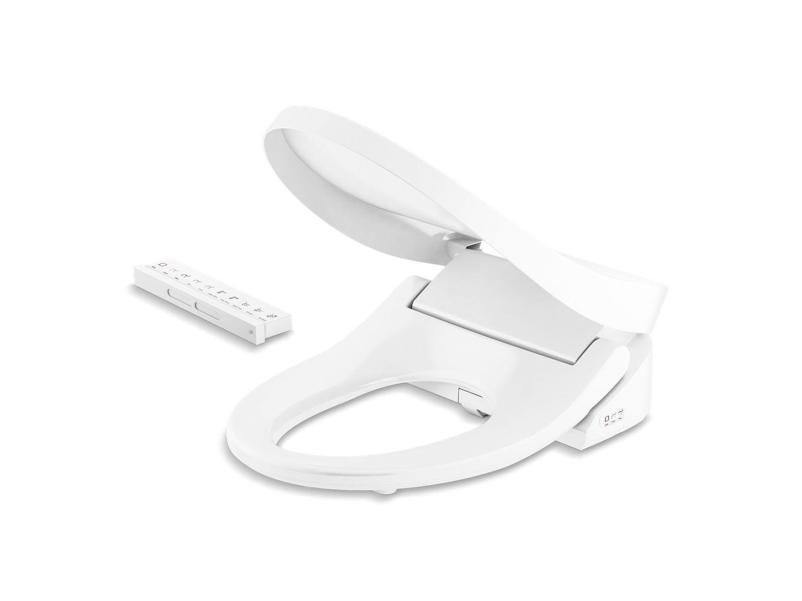 Kohler® 28119-0 28119 Remote Toilet Seat, PureWash® E815, Elongated Bowl, Plastic, White