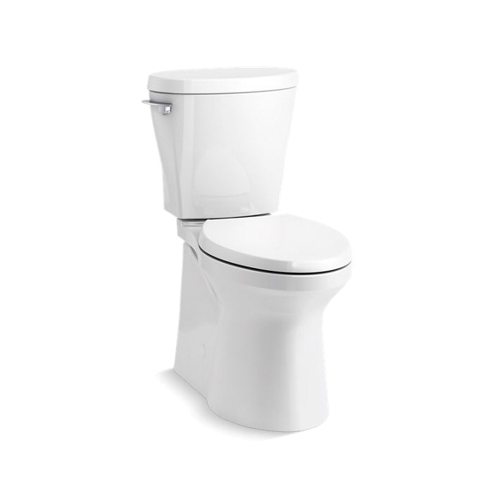 Kohler® 20197-0 2-Piece Chair Height Toilet, Betello™ Comfort Height®, Elongated Bowl, 12 in Rough-In, 1.28 gpf, White