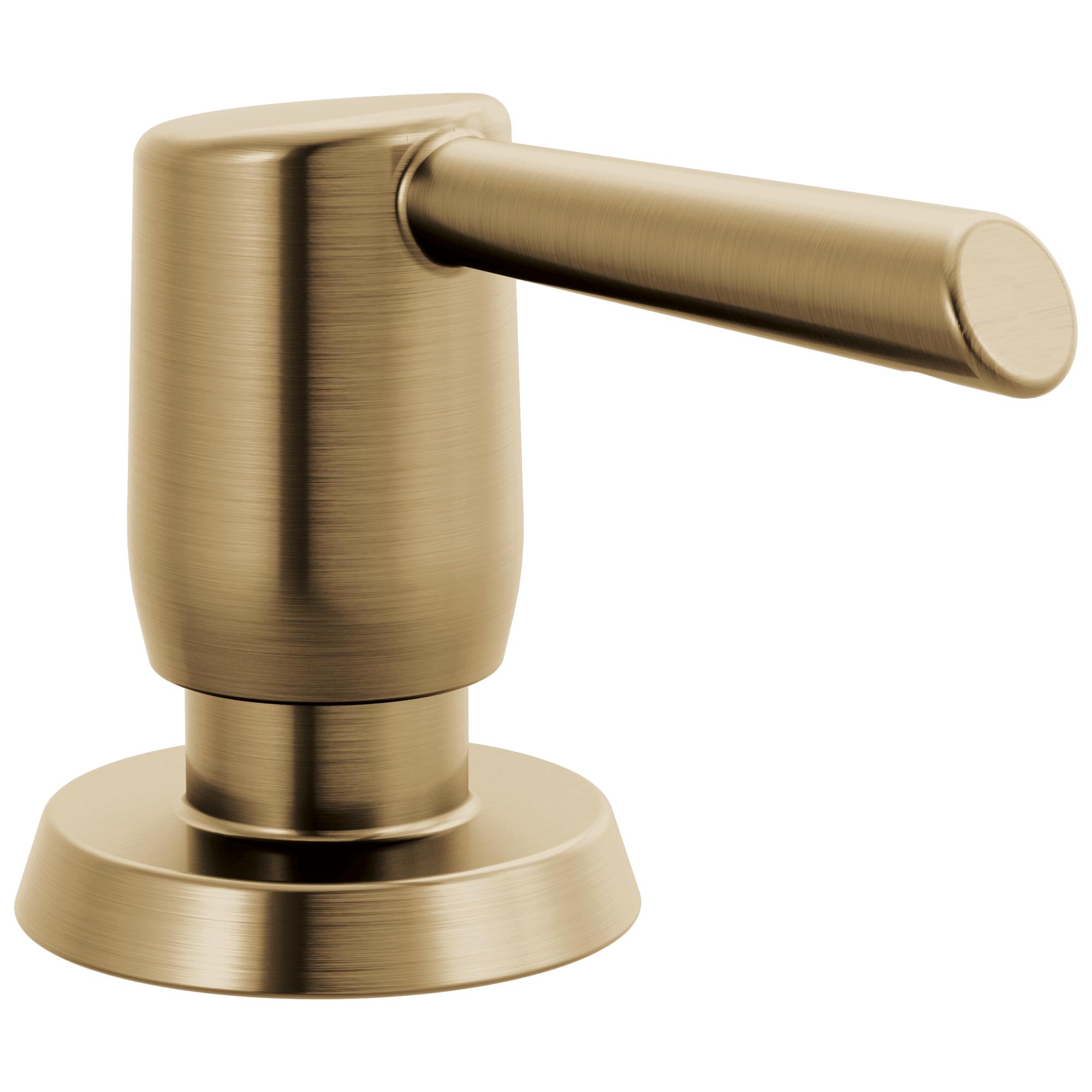 DELTA® RP100736CZ Essa® Refillable Soap Dispenser, Champagne Bronze, 3 in OAL, Deck Mount, Metal, Import