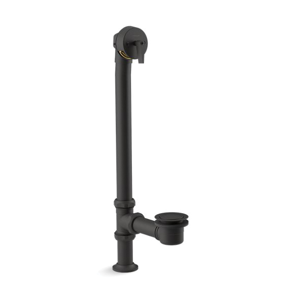 Kohler® 7159-BL Artifacts® Pop-Up Bath Drain, 1-1/2 in Nominal, NPT Connection, 17 ga Brass Drain