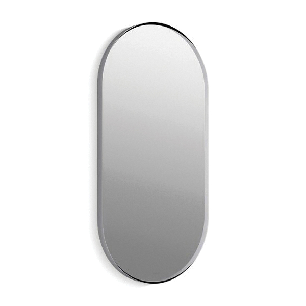 Kohler® 26051-CPL K-26051 Essential Decorative Mirror, Capsule Shape, 20-1/16 in L x 40-1/16 in W, Polished Chrome