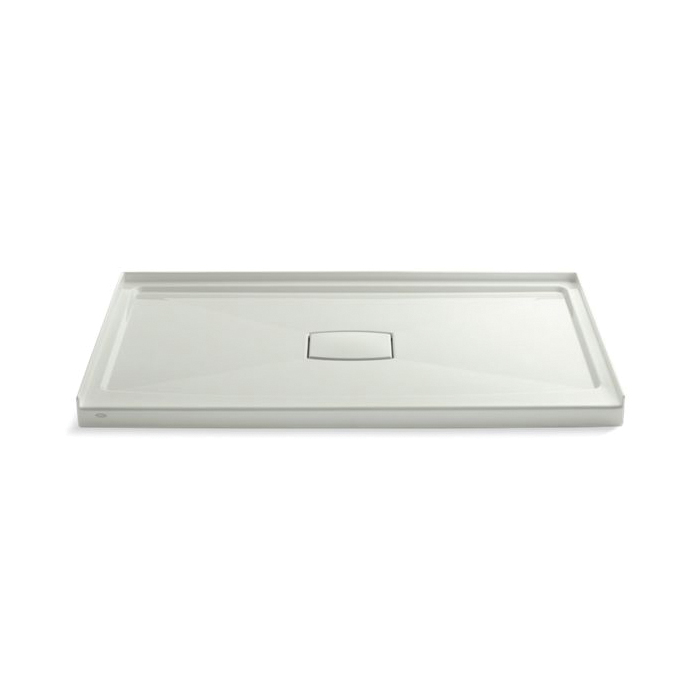 Kohler® 9479-NY Archer® Single Threshold Shower Base With Removable Cover, Dune, Center Drain, 60 in L x 36 in W x 3-11/16 in D