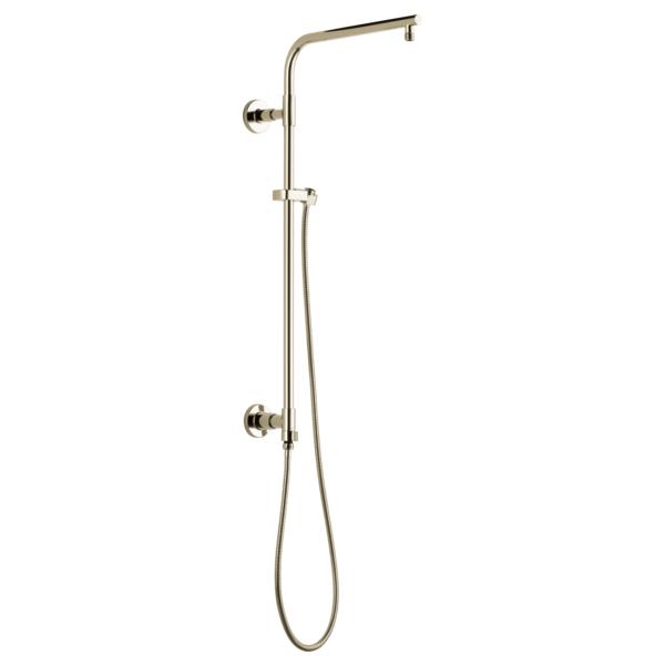DELTA® 58820-PN-PR Universal Showering Components Round Shower Column, 26 in Shower Head, 34.44 in L Shower Arm, Import