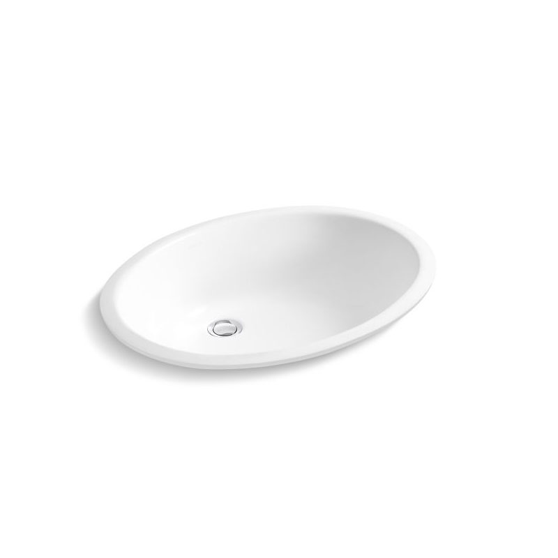 Kallista P20264-00-0 Citizen® Large Under-mount Sink with Overflow, White
