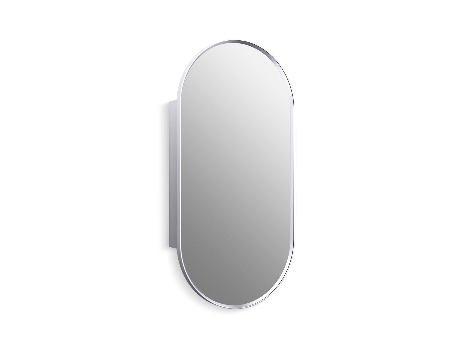 Kohler® 35574-CPL Verdera® Framed Cabinet, 5-9/16 in OAL x 20 in OAW x 40 in OAH, Anodized Aluminum, Polished Chrome